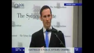Why Inequality Matters - Sydney Institute - May Day 2012