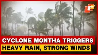 Southern Odisha Experiences Heavy Rain And Strong Winds As Cyclone Montha Approaches