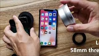 How to use 37mm / 49mm / 52mm / 58mm / 67mm / 43mm / 40.5mm Thread Lens on iPhone