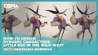 How to Design Dynamic Characters: Little Red in the Wild West | Anastasia Bubnova