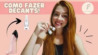 Como fazer um decant⁉️ Produzindo um pedido de perfume fracionado