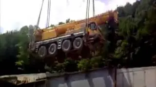 Operator Drops Crane On Construction Site&nbsp;Video, Crane Crash