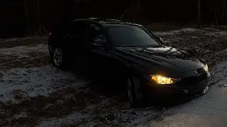 Drifting on ICE 🧊 BMW 328D 2.0 