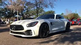 Mercedes-AMG GTR Startup, Revs, and Driving
