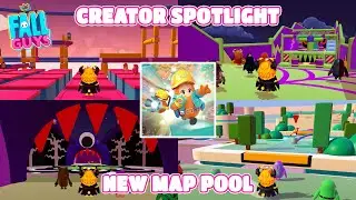 New map pool in Creator Spotlight | Fall Guys