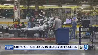 Inventory of new vehicles hampered by global chip shortage