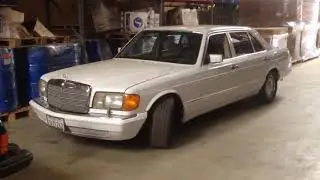 MERCEDES-BENZ 560SEL DELIVERY IN LUXEMBOURG-MERCEDES PAS