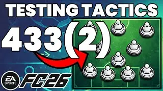 INCREDIBLE 433(2) Custom Tactic - Beat Park The Bus!🔥FC 26 Testing Tactics💪