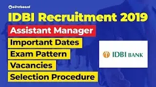 IDBI Recruitment 2019 | Assistant Manager | 500 Vacancies