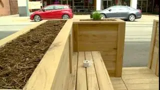 First parklet installed in La Crosse