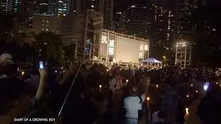 Candlelight vigil for the 1989 Tiananmen massacre on June 4 2018