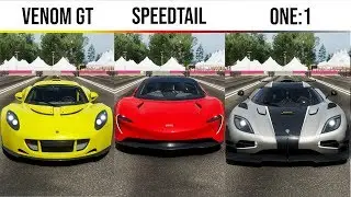 Forza Horizon 4 - Speedtail vs Venom GT vs Koenigsegg One | FH4 Drag Races | Forza Horizon 4 Fastest