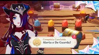 PUZZLE DAS PEDRAS COLORIDAS - Genshin Impact