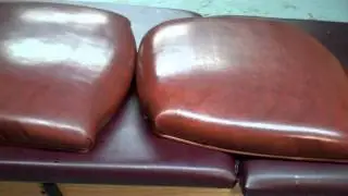 White Plains, NY Cat Scratched Leather Dining Room Chairs Restoration