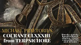 Praetorius Courante TERPISCHORE [hurdy gurdy shawn viols and harpsichord]