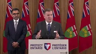 Minister McCarthy Holds a Press Conference | October 31