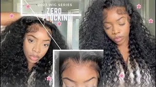 🔥 ZERO PLUCKING! | THE PERFECT WIG FOR BEGINNERS! ALIPEARL DEEP WAVE FRONTAL WIG INSTALL! 😱