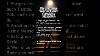 ⚡ Die grausame Wahrheit &uuml;ber ehrgeizige Menschen | Dunkle Psychologie