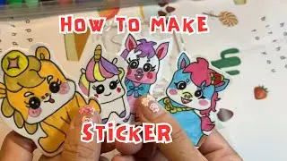 How to make stickers at home.