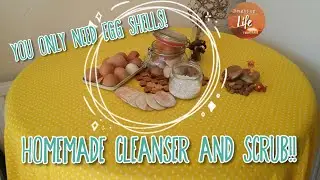 BEST methods for making EGGSHELL cleanser & scrub at HOME   - BRIGHTER and GLOWING skin 🌟