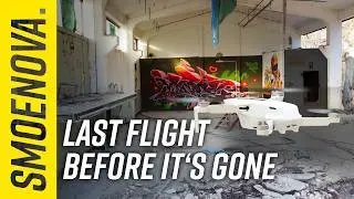Ostatni lot nad fabryką graffiti &mdash; lot dronem, zanim zniknie.