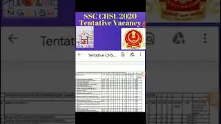 SSC update,SSC CHSL 2020 tentative vacancy,SSC CHSL,SSC vacancy,#shorts,#sscexam,The Home of English