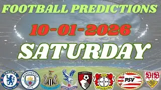 SATURDAY SAFE BETTING PICKS [10/01/2026] | Today's Football Prediction to Stake and Win #prediction