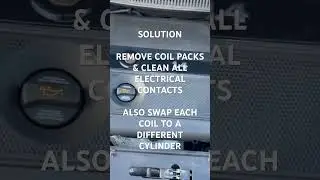 VW POLO 1.4 UNEVEN IDLE / RUNNING QUICK FIX BY CLEANING COIL PACKS #mechanic #car #vw #polo #auto