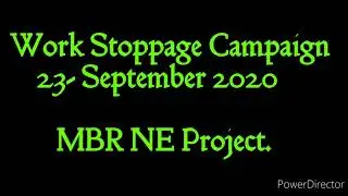 Work stoppage campaign /Mabrouk /PDO..