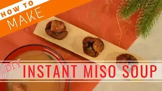 How to Make DIY Instant Miso Soup【Sushi Chef Eye View】