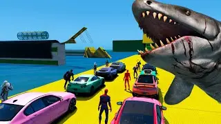 GTA 5 Ocean Parkour: 8 Heroes Start at the Beach, But Only 1 Finishes!
