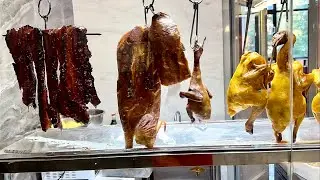 YUEHAIHUI 粵海荟餐厅 Chinese Hongkong BBQ NON HALAL Restaurant REVIEW @ 奎屯新疆中国 REZEN HOTEL Kuitun 新建中国 🇨🇳