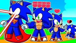 Sonic's BIRTH to SUPERHERO in Roblox!