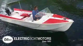 Electric Motor on a Classic Runabout Boat - Elco EP-20