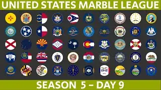 United States Marble Race League Season 5 Day 9 Marble Race in Algodoo