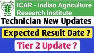 icar iari technician result date 2023 | icar technician tier 2 update  | icar technician t1 cut off