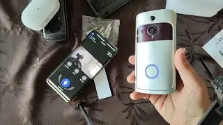 Unboxing & review of the 720P Visual videodoor V5 w/ NightVision, 140&deg; Cloud Storage for security