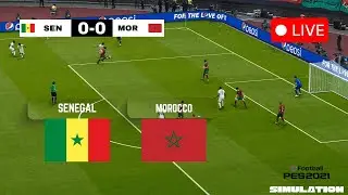 🔴LIVE : Senegal vs Morocco - Final Africa Cup of Nations 2025 | Pes 21 Gameplay Simulation