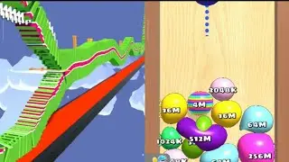 Flying Cut Vs Blob Merge 3D Gameplay Android & Relaxing sounds ASMR