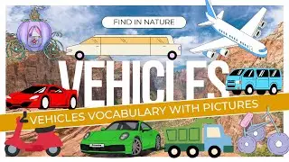 vehicles. Learn English with Easy English. Learn Vehicle name with pictures in English. No sound