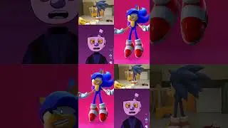 Sonic Evil Cuphead Kill the Devil vs Original #funnyshorts #sonic #sonicmovie