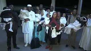 Mali's world-beating nonuplets back home in Bamako