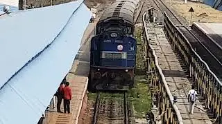 Aurangabad station arrival || 17618 nanded-csmt Tapovan exp