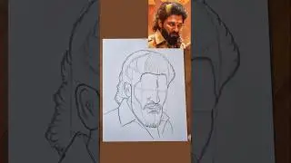 Pushpa 2 Allu Arjun Drawing #Drawing #pushpa2 #alluarjun