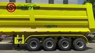How to Improve Hauling Efficiency? 🚛 Rear Dump Tipper Trailer Operation & Specs#semitrailer