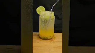 Natural Orange 🍊 Mojito #easyrecipe #shortsasmr