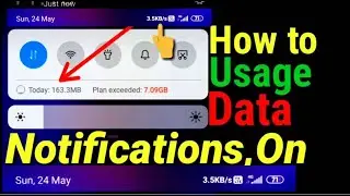 How to Internet Data Usage in Notification bar for MIUI without additional aap | Show network speed