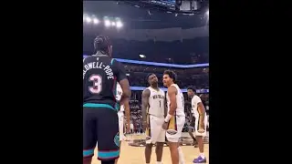 Jordan Poole and Kentavious Caldwell-Pope verbal altercation. 