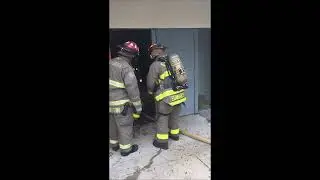 School Building Fire, Engine Company Operations, Nozzle Team Positions, Commercial Fire Attack Team