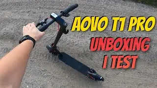 Unboxing i test Hulajnogi - AOVO T1 Pro 350W - Hulajnoga dla normalnych ludzi, a nie wariat&oacute;w